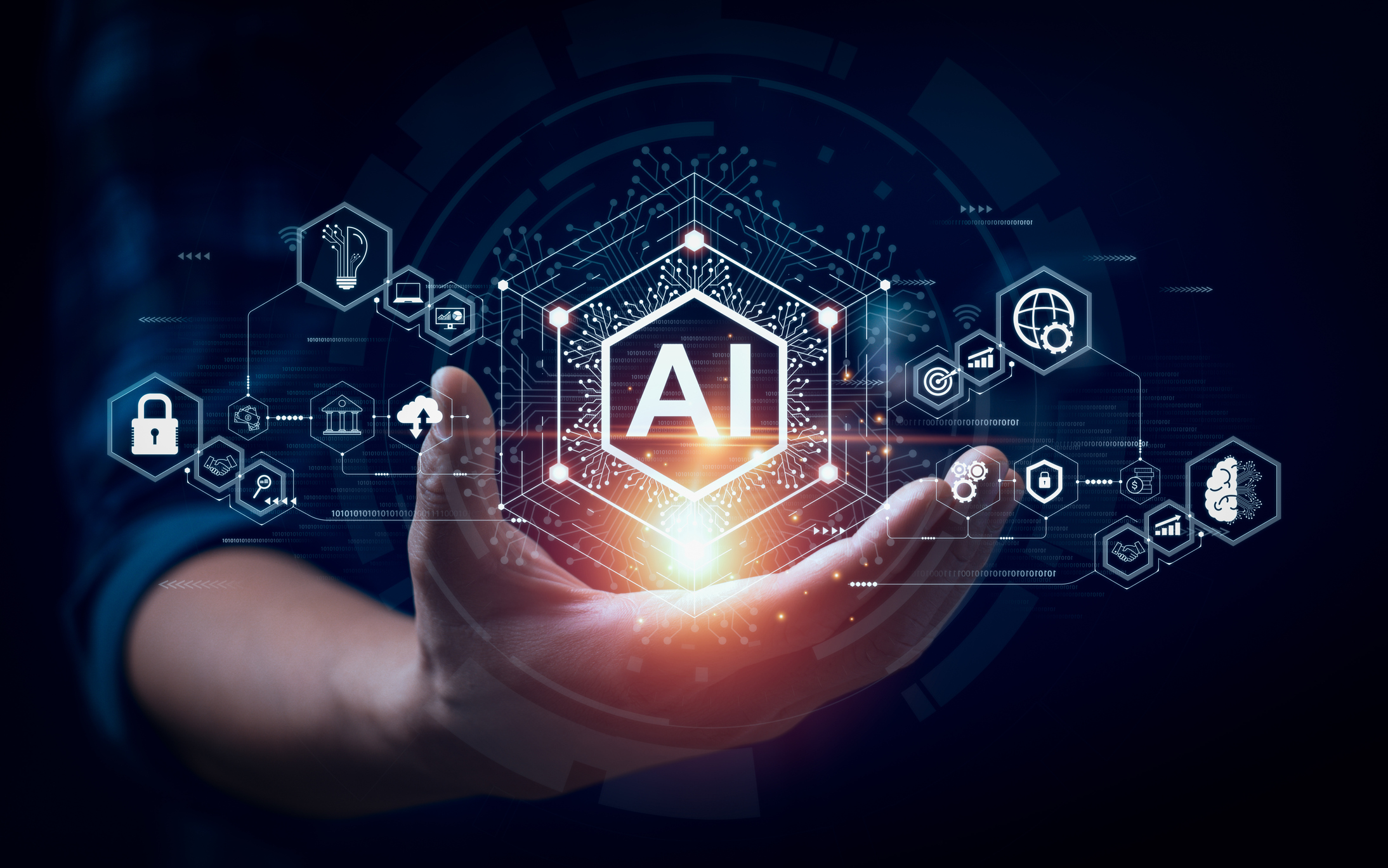 Holding Artificial Intelligence (AI) Automation in your hands