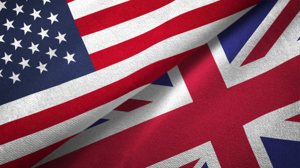 USA UK flag